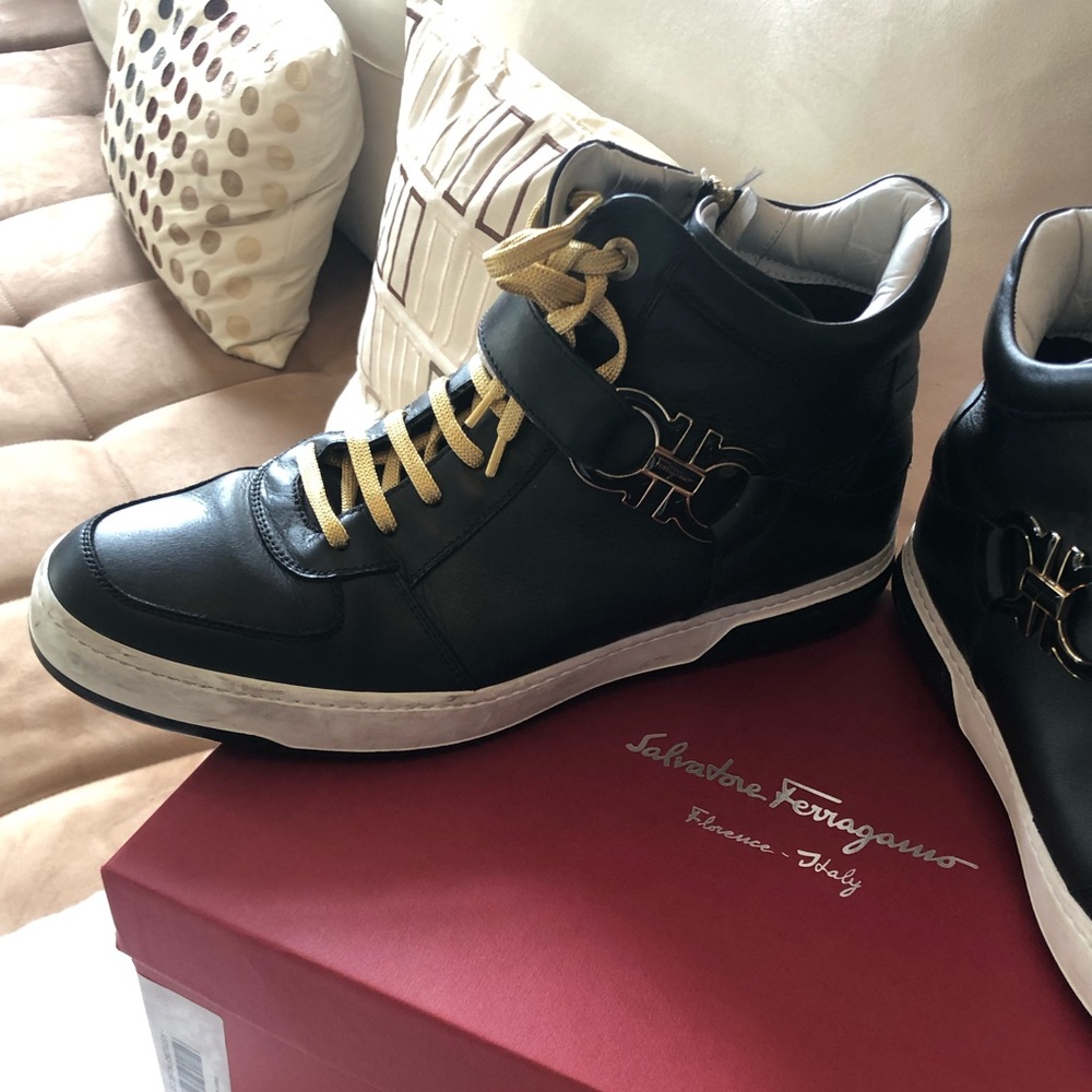 Ferragamo hightop sneakers